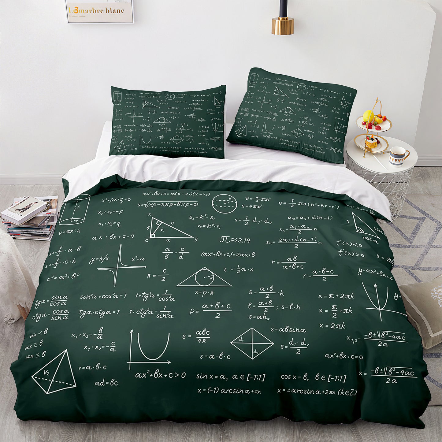 Cutom Duvet Cover Set Pattern Chic Comforter Cover King Size for Teens Adults Bedding Set with Pillowcases  GS3008
