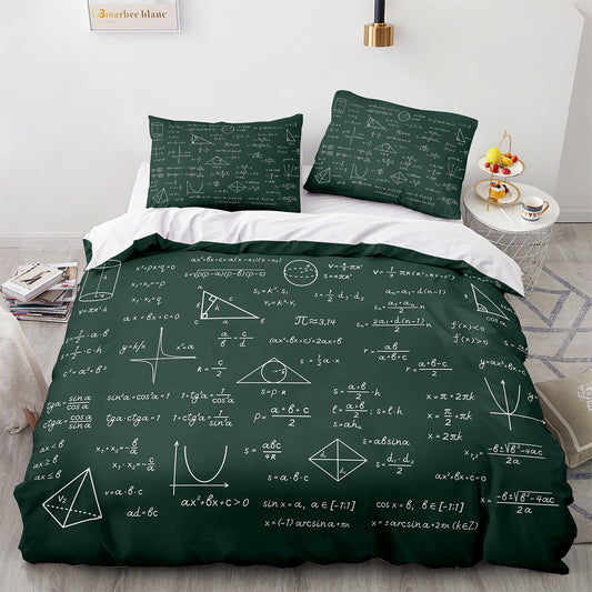 Cutom Duvet Cover Set Pattern Chic Comforter Cover King Size for Teens Adults Bedding Set with Pillowcases  GS3008