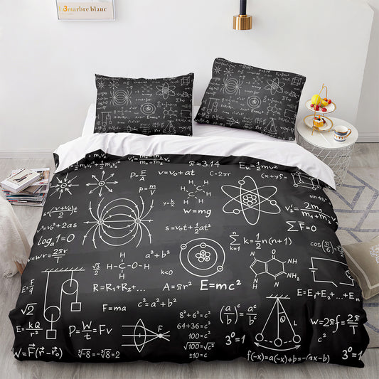 Cutom Duvet Cover Set Pattern Chic Comforter Cover King Size for Teens Adults Bedding Set with Pillowcases  GS3011