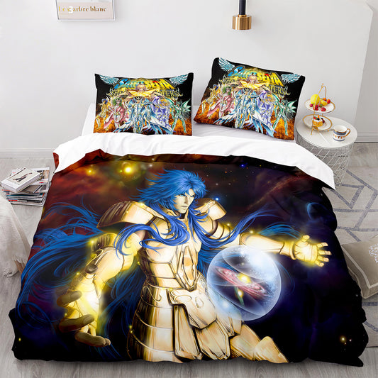Cutom Duvet Cover Set Pattern Chic Comforter Cover King Size for Teens Adults Bedding Set with Pillowcases  SDS3013