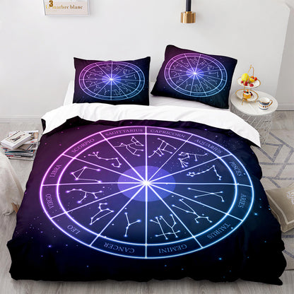 Cutom Duvet Cover Set Pattern Chic Comforter Cover King Size for Teens Adults Bedding Set with Pillowcases  SEXZ3014