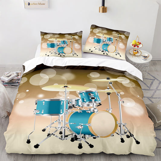 Cutom Duvet Cover Set Pattern Chic Comforter Cover King Size for Teens Adults Bedding Set with Pillowcases  JZG3016