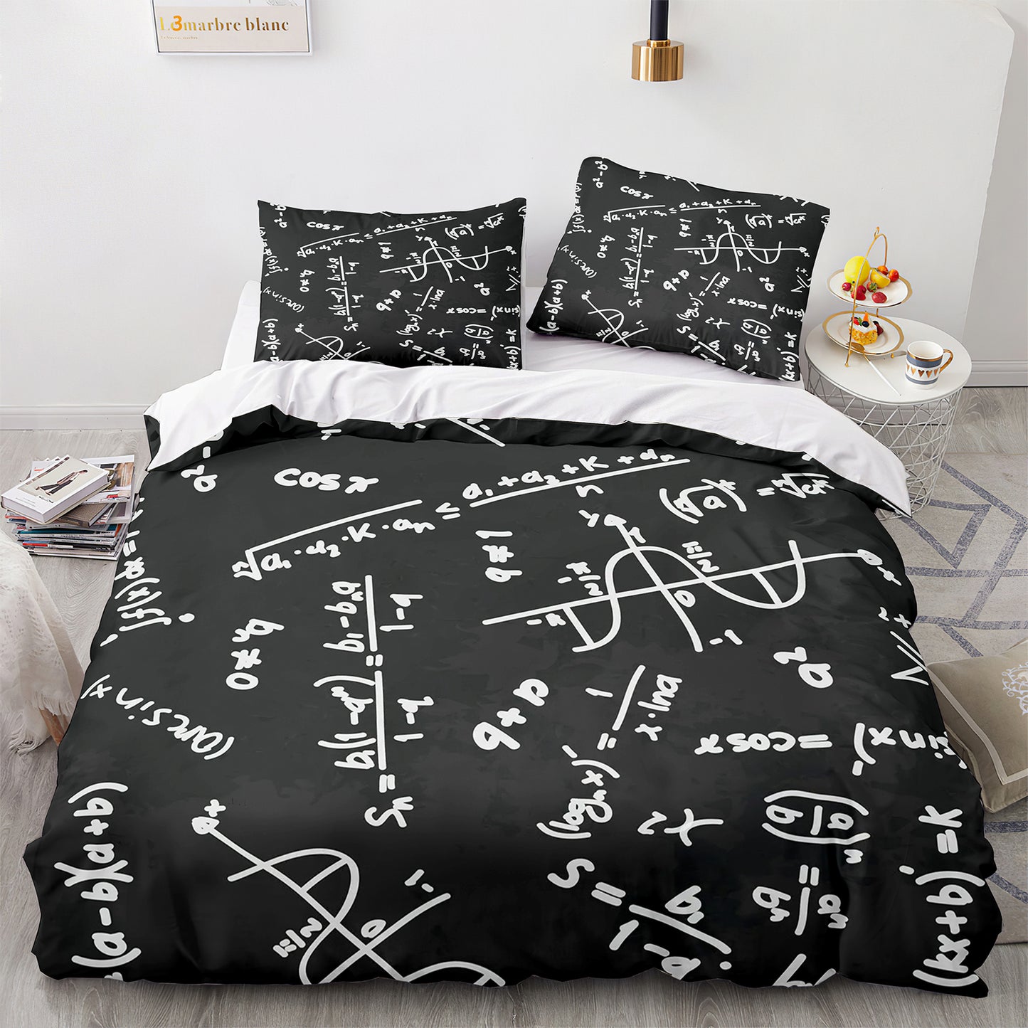 Cutom Duvet Cover Set Pattern Chic Comforter Cover King Size for Teens Adults Bedding Set with Pillowcases  GS3017