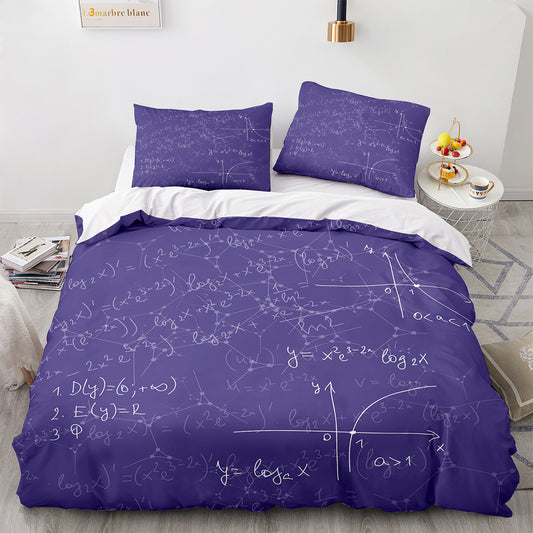 Cutom Duvet Cover Set Pattern Chic Comforter Cover King Size for Teens Adults Bedding Set with Pillowcases  GS3018