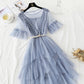 Spitzennetzkleid Mori süßes Kuchenkleid 4361