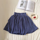 High waist slim pleated light proof skirt pants  5293