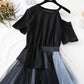 French minority Platycodon grandiflorum skirt mesh fairy super xiansen series  3727