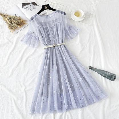 Sternnetzkleid Fee supersüß 4335