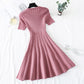 Eisseiden-Strickkleid ist ein seltener Platycodon-Rock 4479