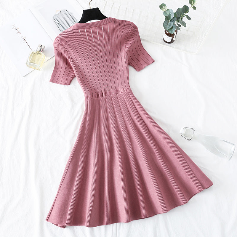 Eisseiden-Strickkleid ist ein seltener Platycodon-Rock 4479