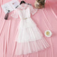 Fairy super xiansen sweet French high waist layered cake skirt  4337