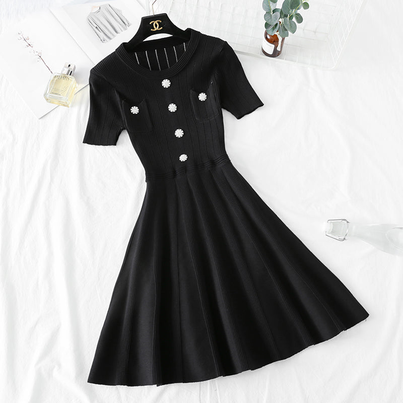 Eisseiden-Strickkleid ist ein seltener Platycodon-Rock 4479