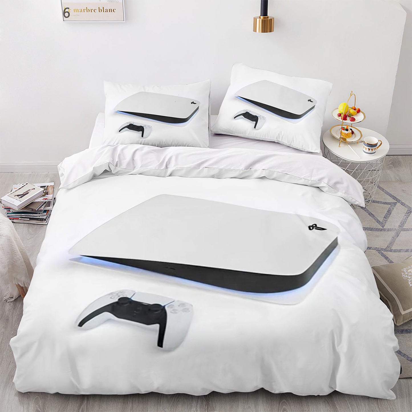 Housse de couette personnalisée avec logo photo pour garçons et filles, ensemble de literie sur mesure à faire soi-même, parure de lit design, housse de couette Queen Size PS1007