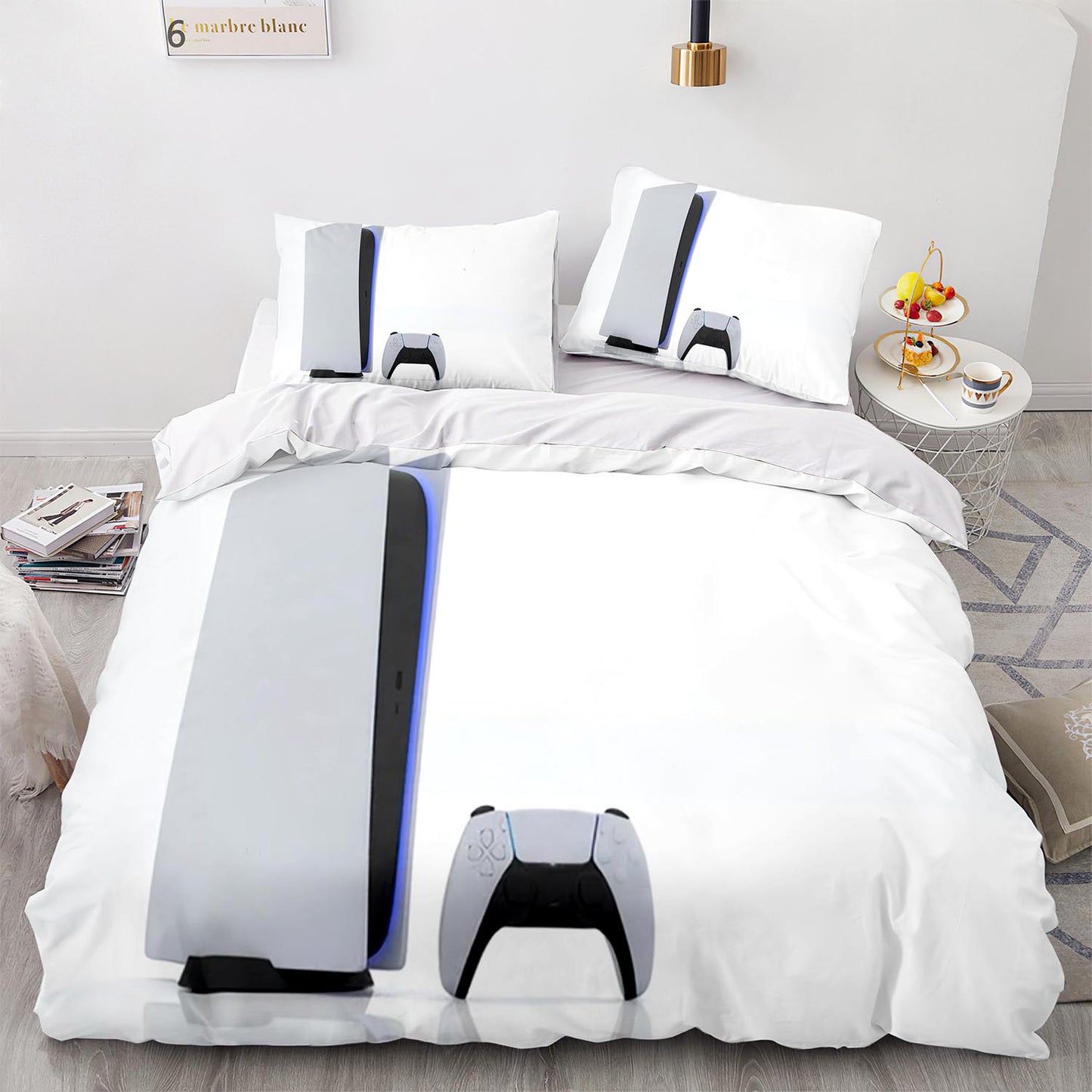 Housse de couette personnalisée avec logo photo pour garçons et filles, ensemble de literie sur mesure à faire soi-même, parure de lit design, housse de couette Queen Size PS1014
