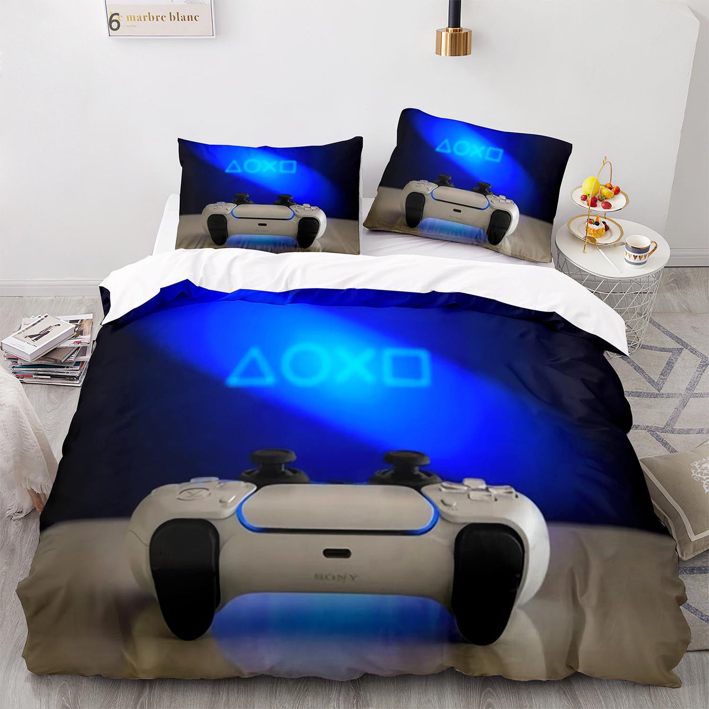 Housse de couette personnalisée avec logo photo pour garçons et filles, ensemble de literie sur mesure à faire soi-même, parure de lit design, housse de couette Queen Size PS1035