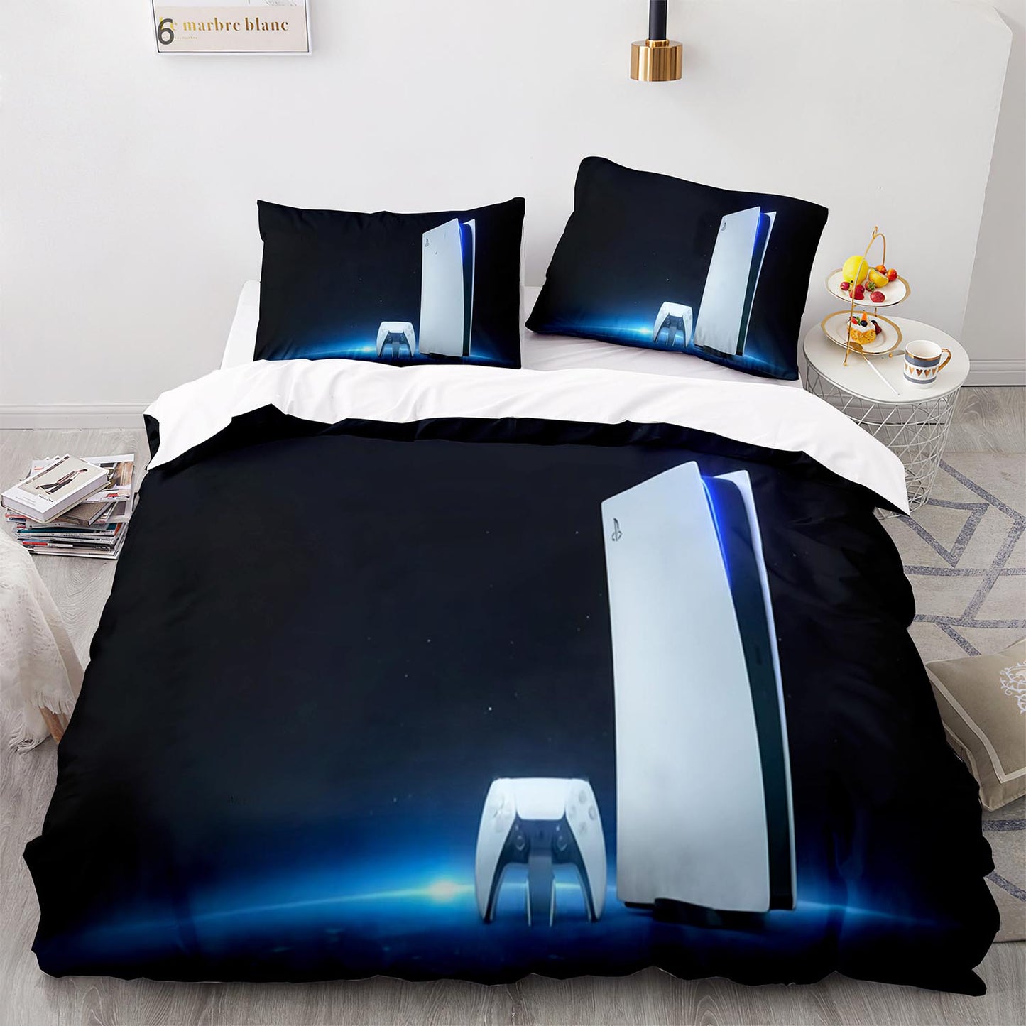 Housse de couette personnalisée avec logo photo pour garçons et filles, ensemble de literie sur mesure à faire soi-même, parure de lit design, housse de couette Queen Size PS1041