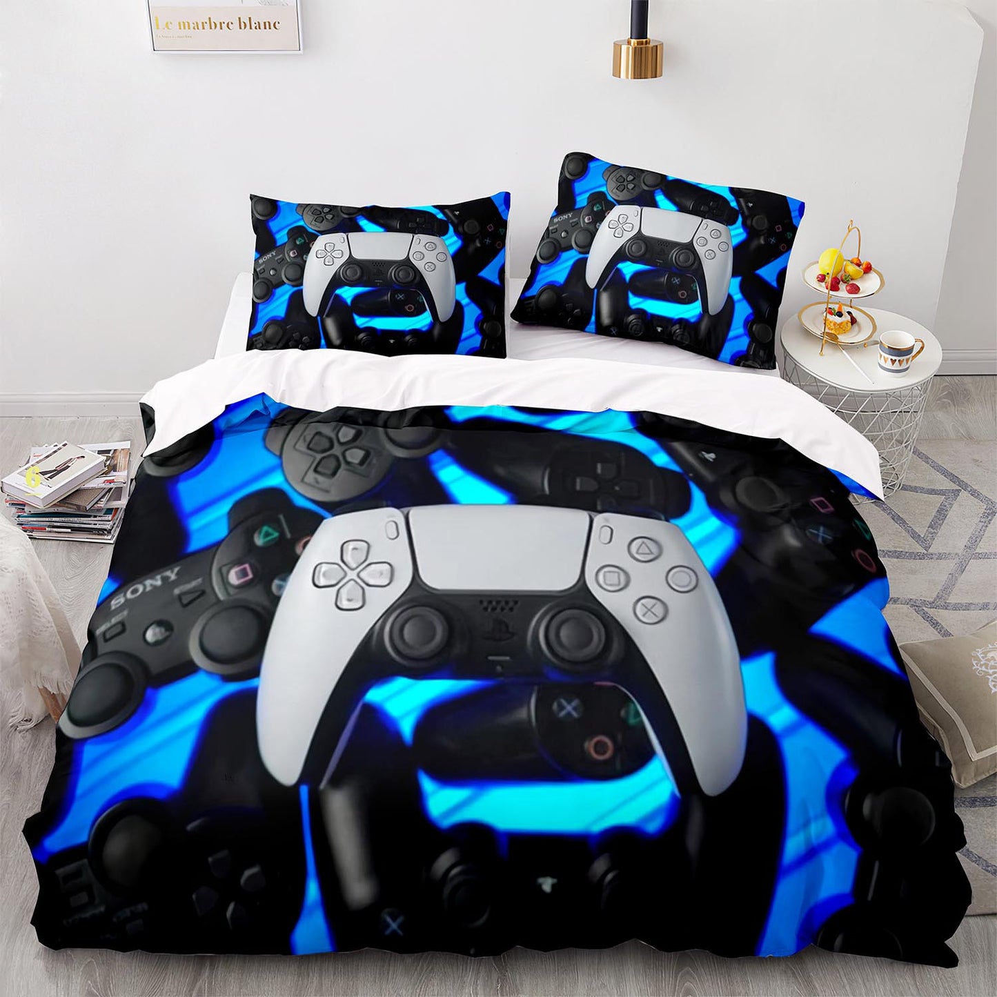 Housse de couette personnalisée avec logo photo pour garçons et filles, ensemble de literie sur mesure à faire soi-même, parure de lit design, housse de couette Queen Size PS1060