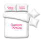 Anpassen Foto Logo Bettbezug Jungen Mädchen Erwachsene Geschenk Maßgeschneiderte DIY Bettwäsche Set Designer Bett Set Queen Size Bettbezug dc1