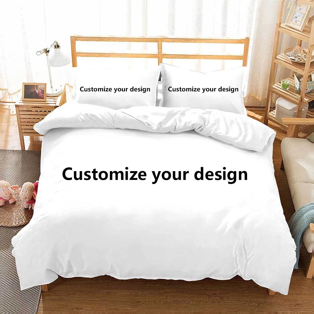 Housse de couette personnalisée avec logo photo pour garçons et filles, ensemble de literie sur mesure à faire soi-même, parure de lit design, housse de couette Queen Size PS1002