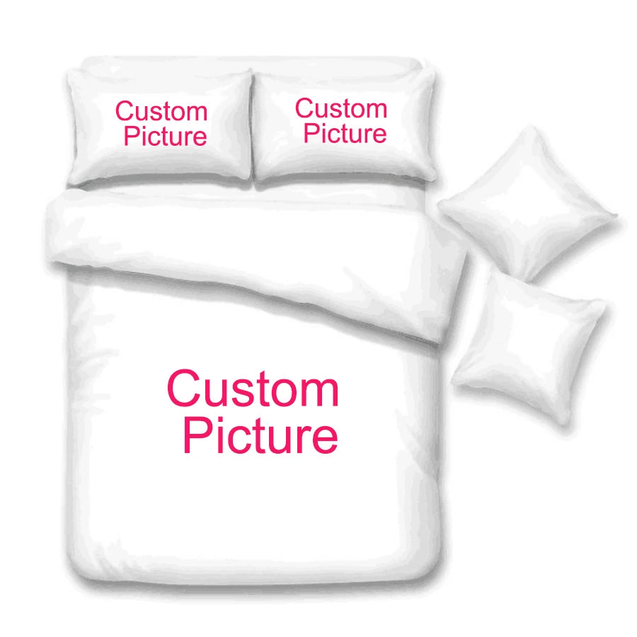Cutom Duvet Cover Set Pattern Chic Comforter Cover King Size for Teens Adults Bedding Set with Pillowcases   GS3006