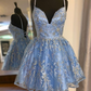 Short Black Off the Shoulder Lace Formal Homecoming Dresses gh809