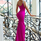 Straps Long Mermaid Prom Dress With Crystals  gh710