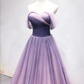 Wunderschönes formelles Kleid in A-Linie mit Tüllverlauf, Schatz-Partykleid gh444
