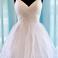Navy Blue A-line Pleated Short Homecoming Dress gh804