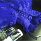 Königsblaues trägerloses Ballkleid aus langem Ballkleid aus Tüll, blaues Partykleid gh118