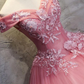 Weg von den Schulter-langen Ballkleid-Spitze-Prinzessin-Abschlussball-Kleidern Quinceanera-Kleidern gh927