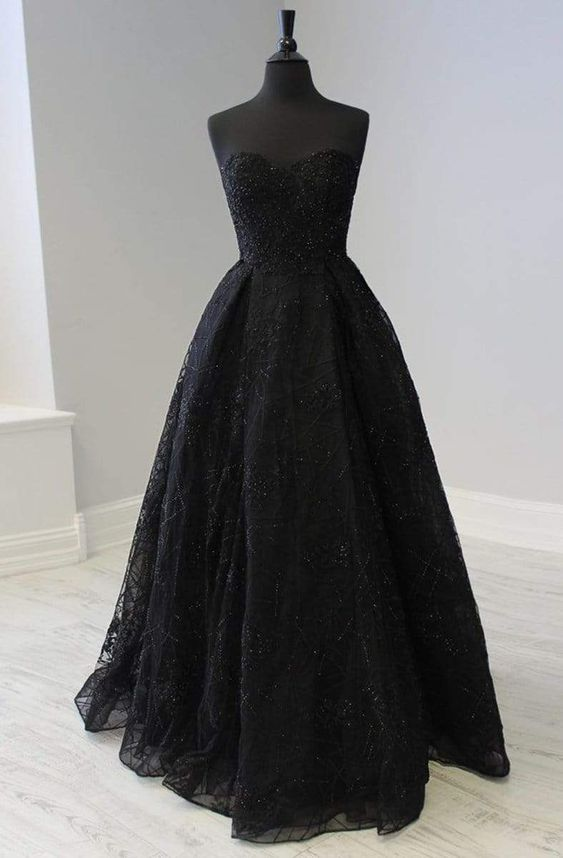 Spitzen-Organza-Schatz-A-Linien-Abschlussballkleid gh2461
