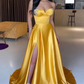 MERMAID SWEETHEART FLOOR-LENGTH HIGH SPLIT SLEEVELESS BACKLESS BEADED PROM DRESS gh2037