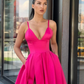 Robe de bal longue en satin avec large ceinture gh2332