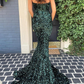 Mermaid Fuchsia Sequins Long Formal Dress gh2242