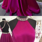 Abschlussballkleid für Teenager Halfterausschnitt, Abschlussballkleider, Abschlussfeierkleid gh2193