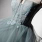 LANGES ABSCHLUSSKLEID AUS TÜLL-SPITZE IN GRÜN, ABENDKLEID IN GRÜN gh2300