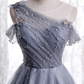 Tüllperlen langes Ballkleid Tüll Abendkleid gh2264