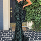 Mermaid Fuchsia Sequins Long Formal Dress gh2242