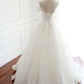 Ball Gown Sleeveless Wedding Dress With Cute Bowknot gh2192