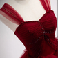 Off-the-Shoulder-Schatz-Spitze Tüll wulstige Schnürapplikationen bodenlangen Ballkleider gh2421