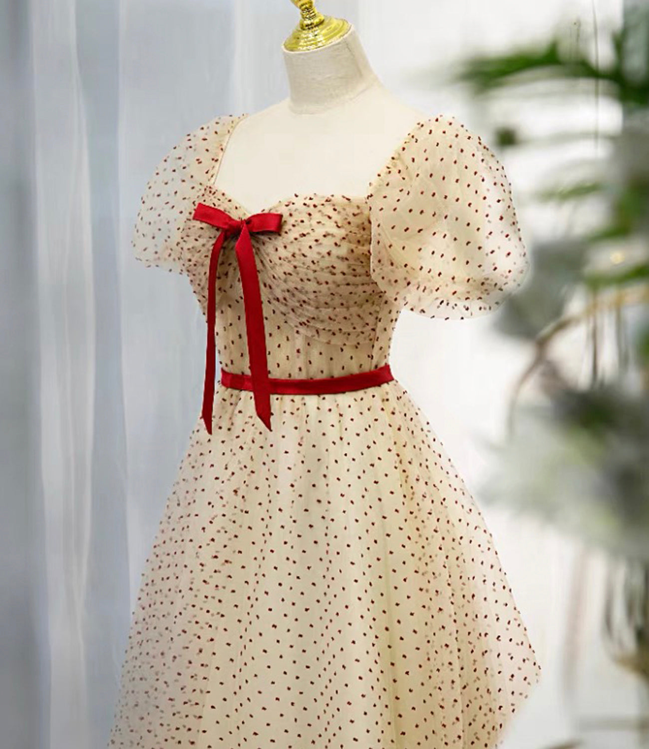 Süßes Tüll langes A-Linie Ballkleid Abendkleid 8811