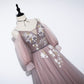 Cute v neck tulle long A line prom dress evening dress  8587