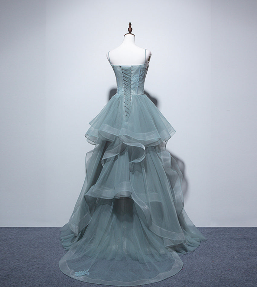 A line tulle lace long ball gown dress formal dress  8548