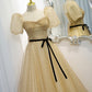 Schönes Tüll langes A-Linie Ballkleid Abendkleid 8821