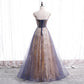 Stylish tulle sequins long prom dress formal dress  8368