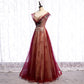 Stylish tulle sequins prom dress formal dress  8239