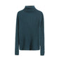 Simple solid color elastic slim fitting sweater bottomed shirt  7718