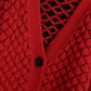 Versatile V-neck oversized sweater sweater sweater coat  7724