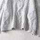 Temperament im neuen Stil, vielseitiger, lockerer, lässiger Oktett-Strickpullover mit V-Ausschnitt 7759