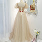 Süßes Tüll langes A-Linie Ballkleid Abendkleid 8811